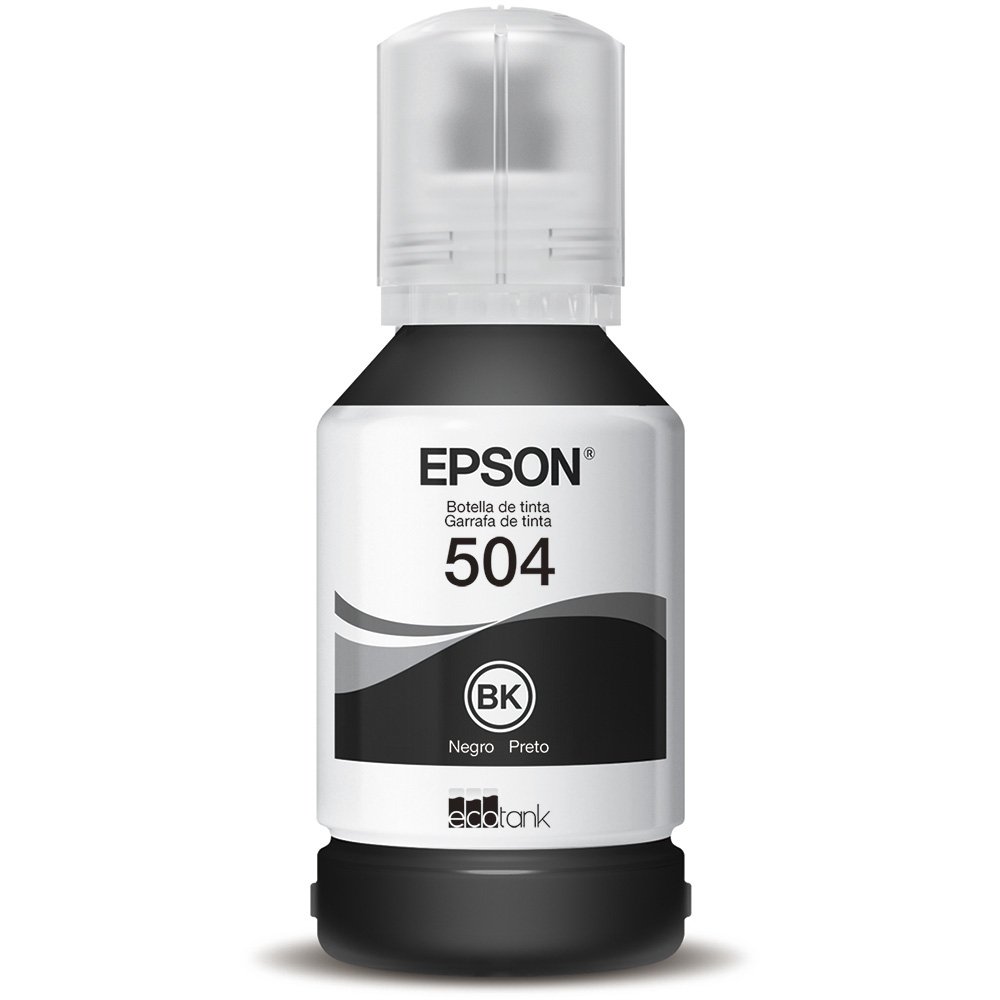 garrafa de tinta epson preto t504