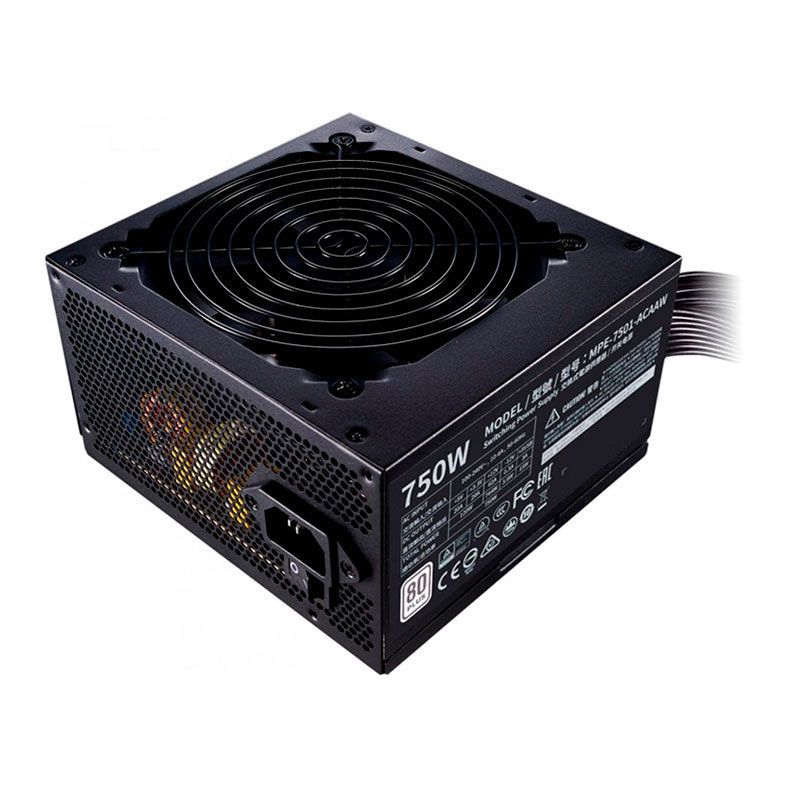 fonte 750w real c, master mwe 750 mpe 7501 acaaw w0