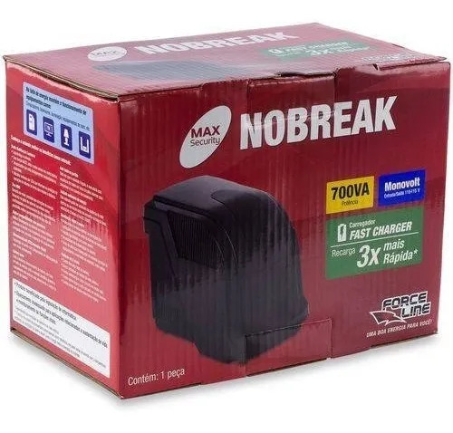 nobreak 700va  forceline max security bivolt