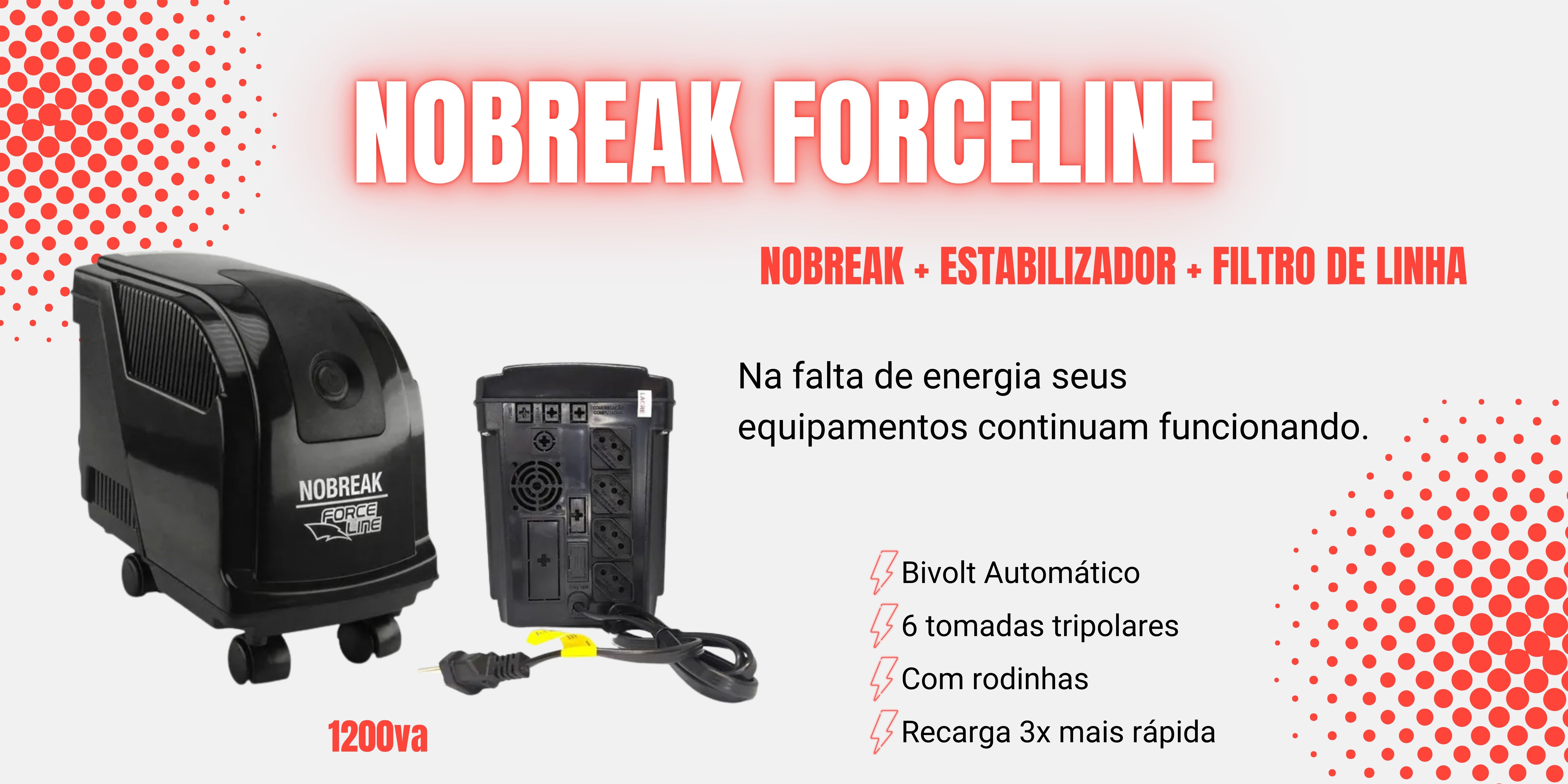 nobreak 1200va  forceline max security bivolt