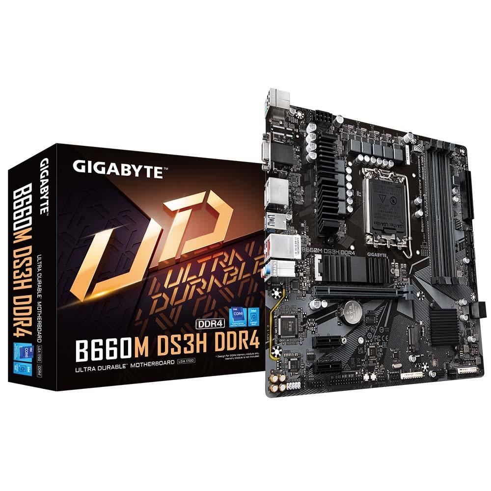 placa mae placa mae 1700 gigabyte b660m ds3h 12 g