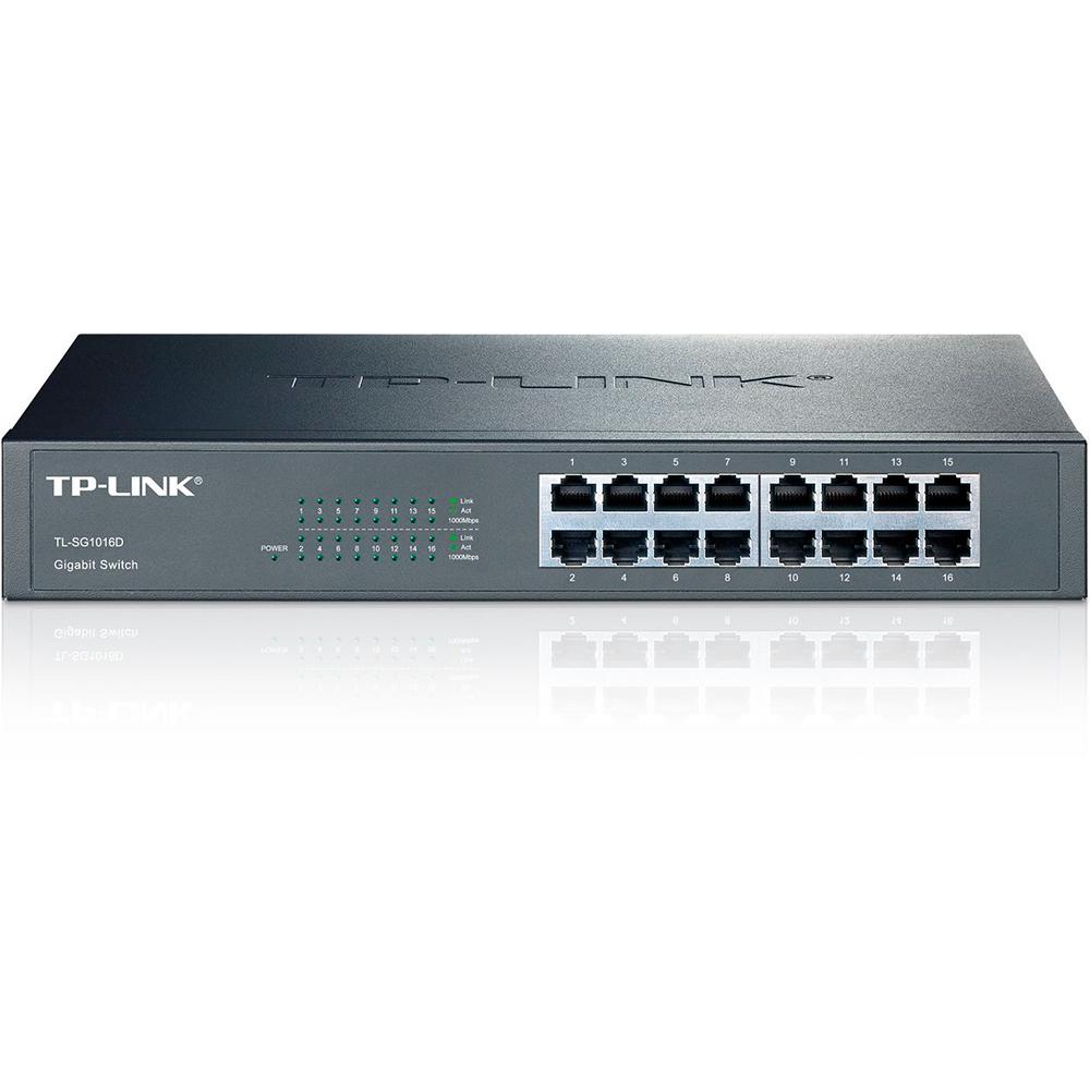 switch 16 portas  tp-link-10, 10, 1000 tl-sg1016d