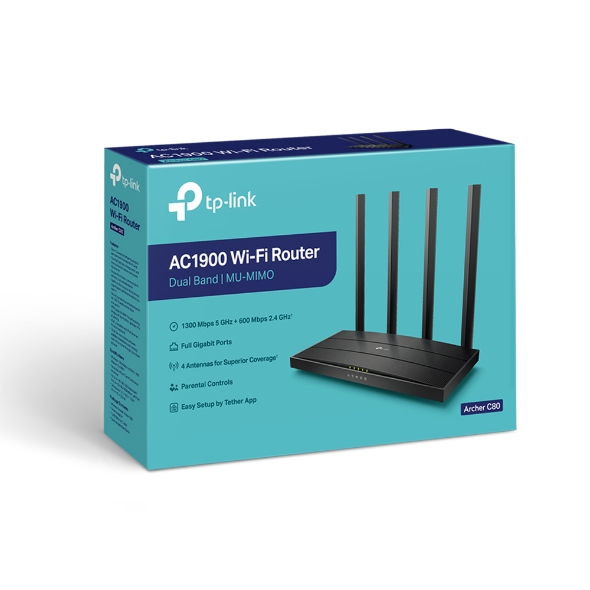 roteador wireless d-band-ac1900-tp-link-archer-c80