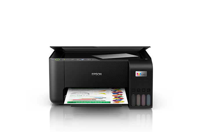 impressora multifuncional epson ecotank l3250, colorida, wifi, wireless, usb, bivolt, preta - c11cj67303