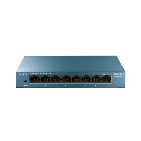 switch 8 portas gigabit tp-link-10, 10, 1000 ls108g