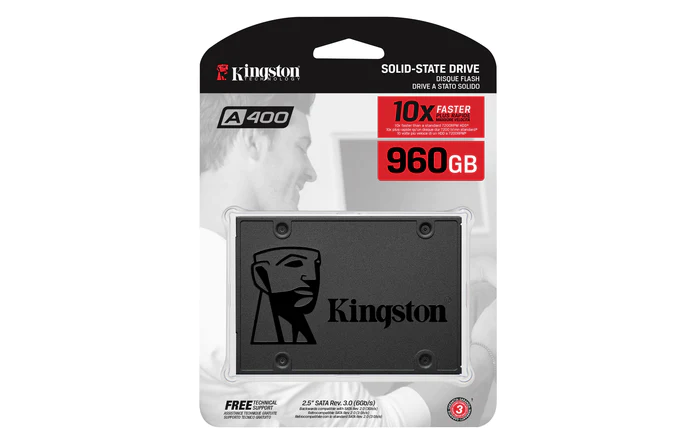 ssd kingston 960 gb a400 sata 3  sa400s37, 960g