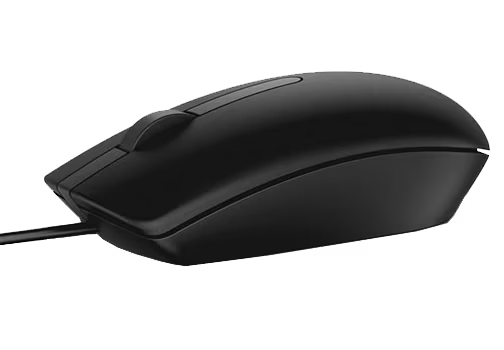 mouse optico usb dell ms116 preto