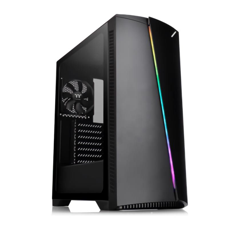 gabinete thermaltake gamer h350tg rgb preto