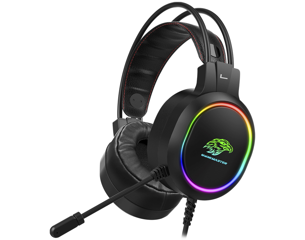 fone+mic gamer-headset ar43 led rgb usb kmex
