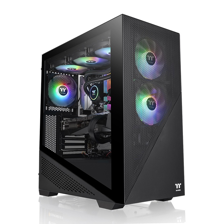 gabinete thermaltake gamer divider 370tg argb