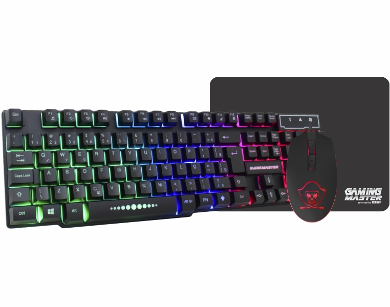 kit gamer tec, mouse, mouse pad c, fio km5229 k-mex