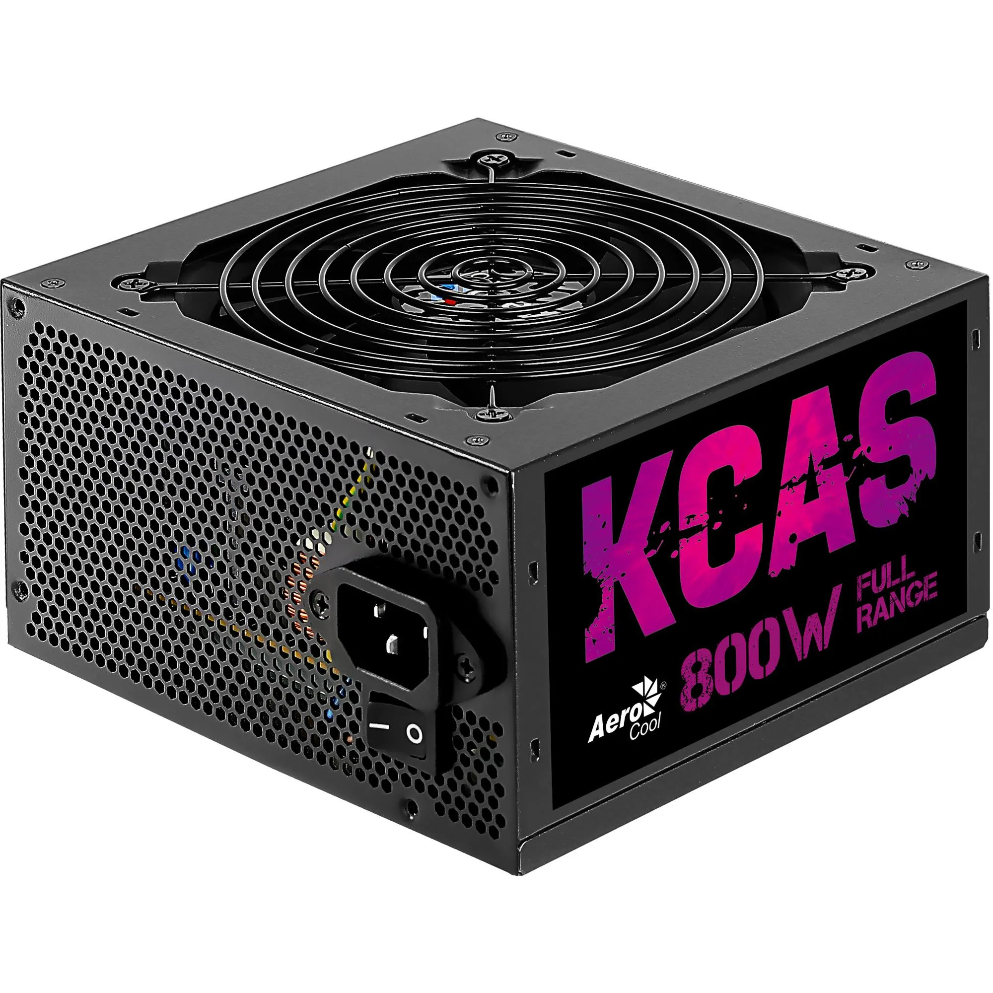 fonte 800w real  aerocool kcas 800w full range
