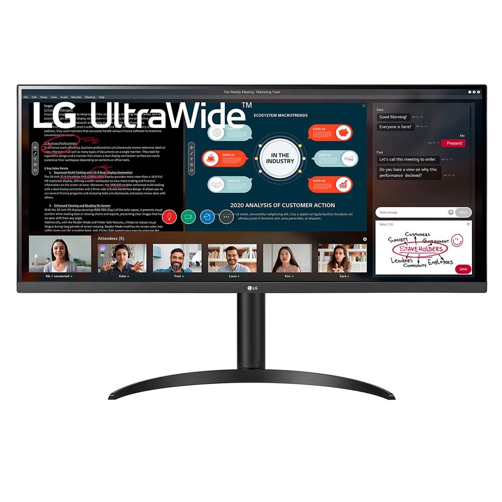 monitor led 34lg ultra  wide 34wp550-b.awzm