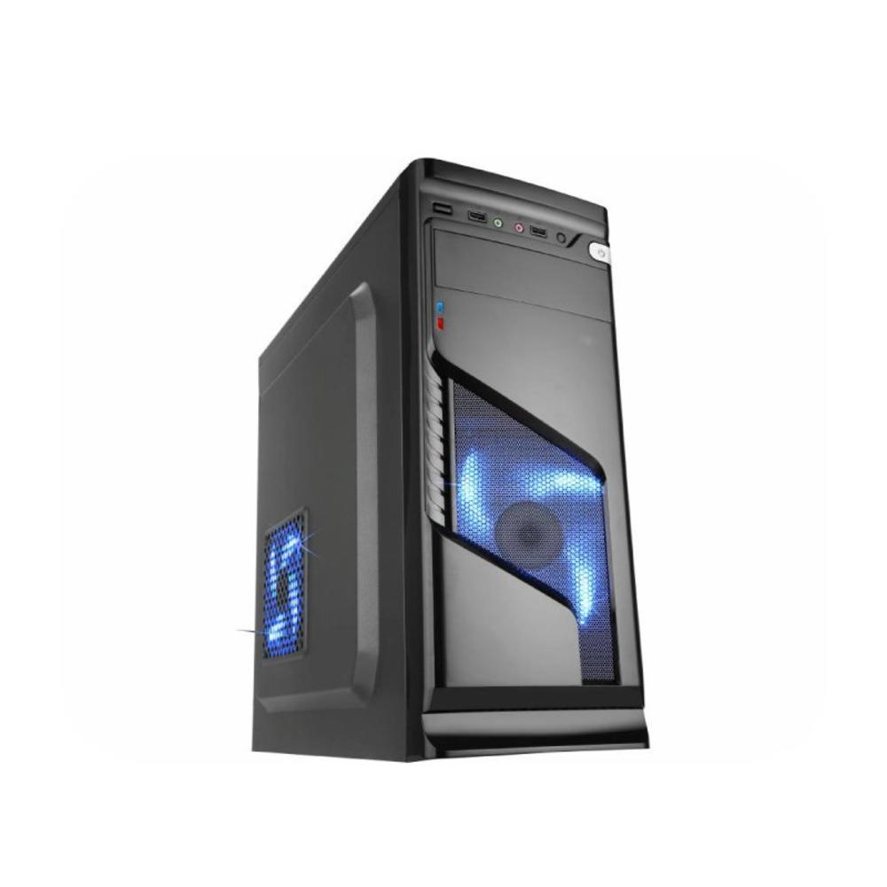 gabinete k-mex gamer solid snake cg-02r6  s, fonte