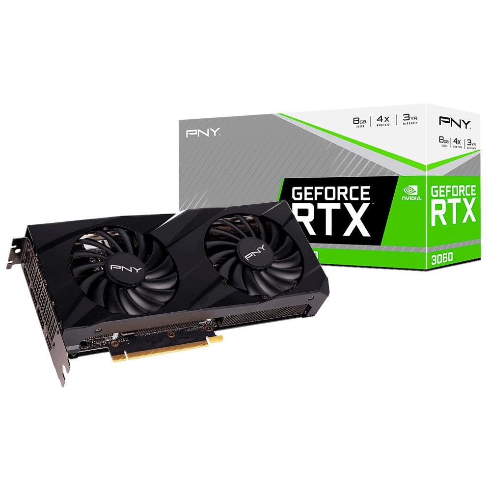 vga pci-e 8gb pny geforce rtx 3060 128bits gddr6