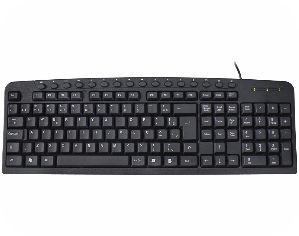teclado usb mult km2928 k-mex preto