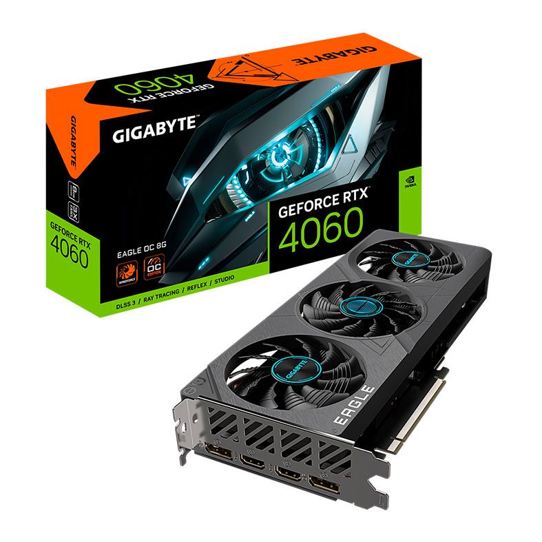 vga pci-e 8gb gigabyte geforce rtx 4060 gddr6 eagl