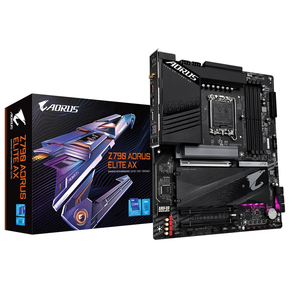 placa mae 1700 gigabyte z790 aorus elite ax ddr-5