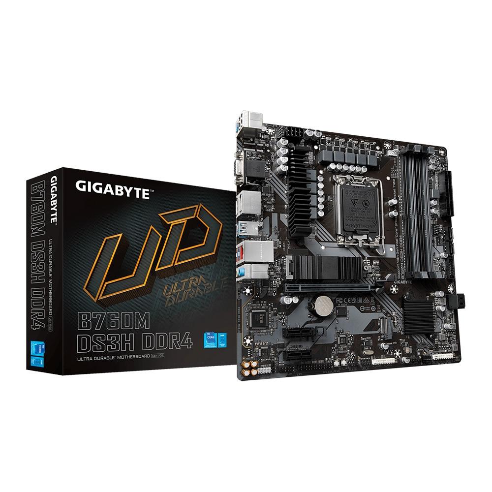 placa mae 1700 gigabyte b760m ds3h ddr4