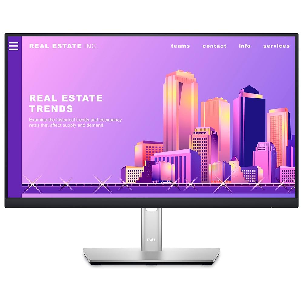 monitor lcd led 21,5 dell p2222h preto