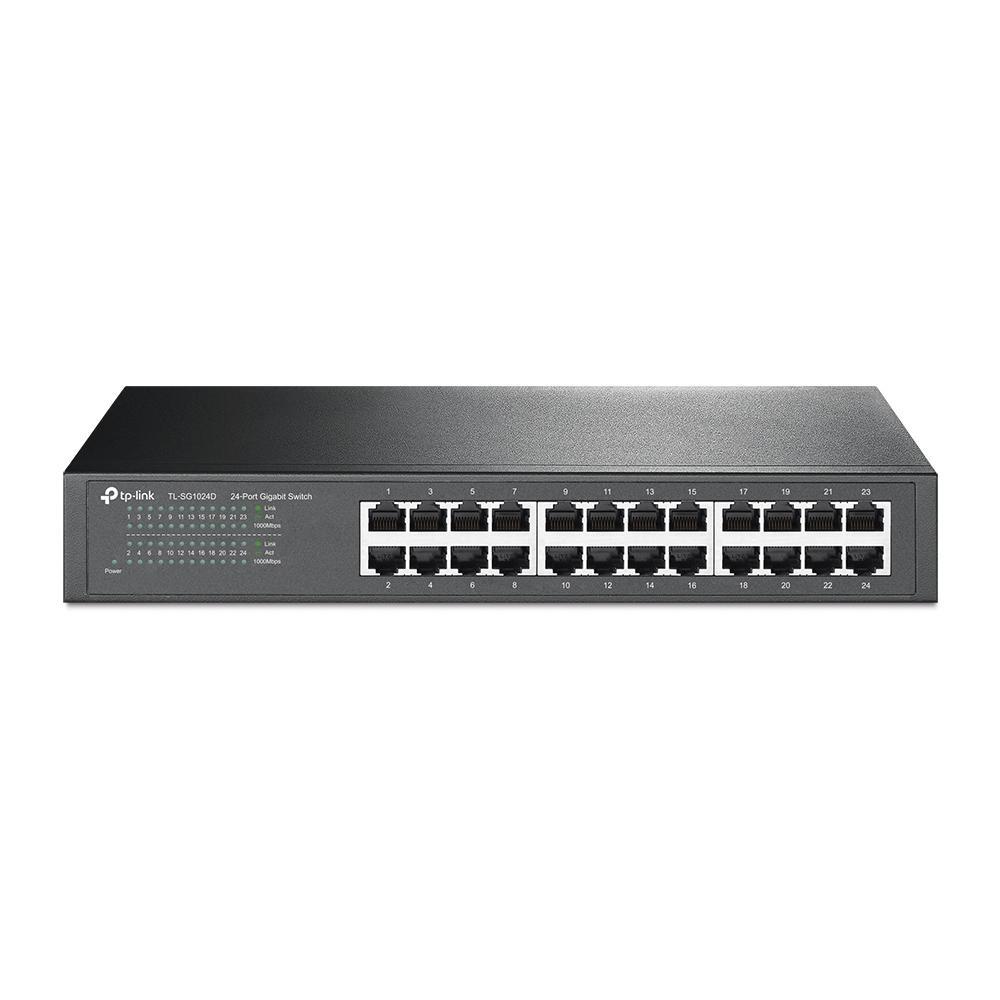 switch 24 portas 10, 100, 1000 tp link tl-sg1024d