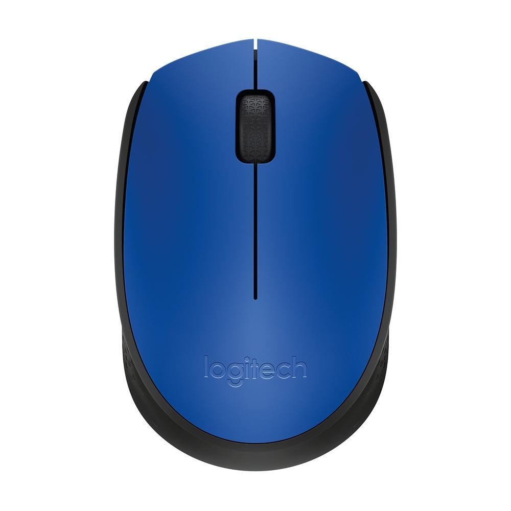 mouse wireless m170  logitech azul