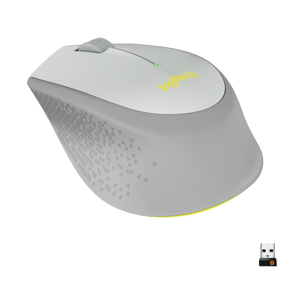 mouse wireless m280  logitech cinza
